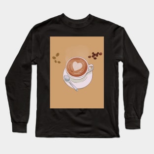 Coffe Long Sleeve T-Shirt